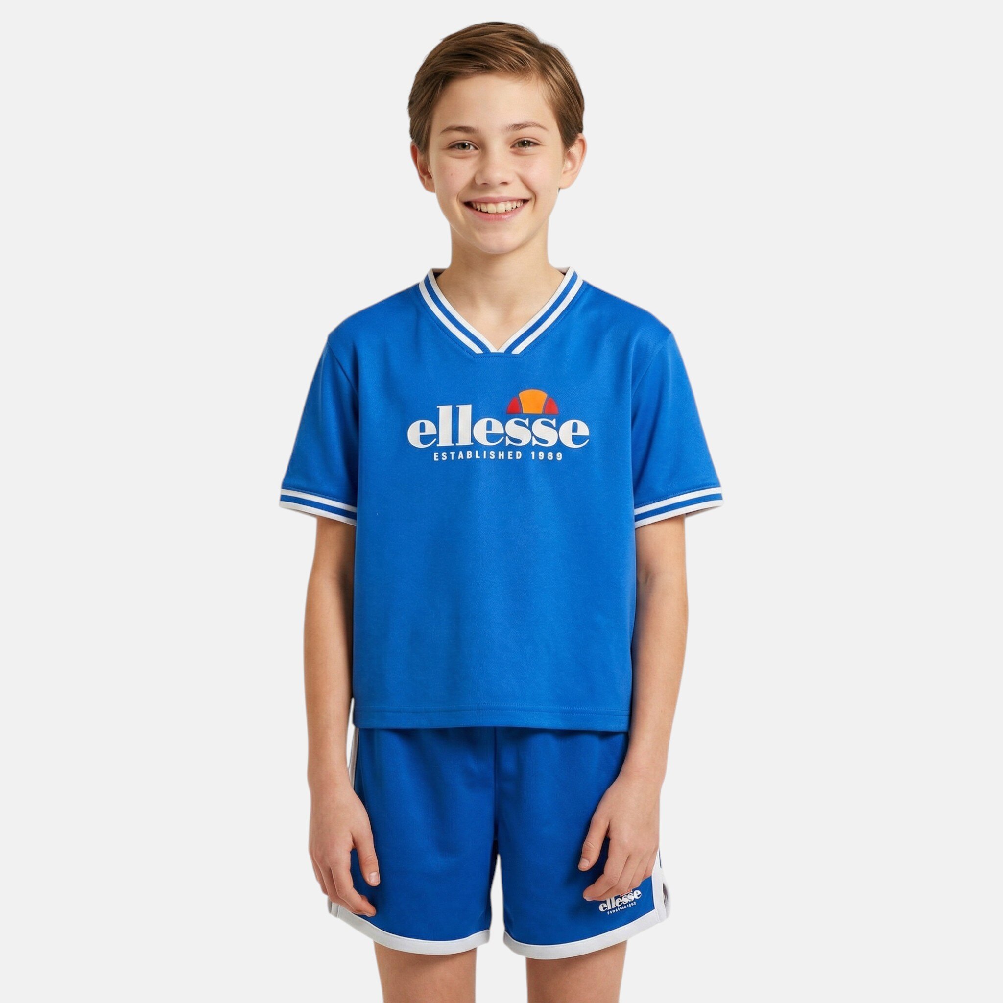 Großhändler Ellesse - Ellesse T-Shirt und Shorts Set für Jungen von 8 bis 14 Jahren