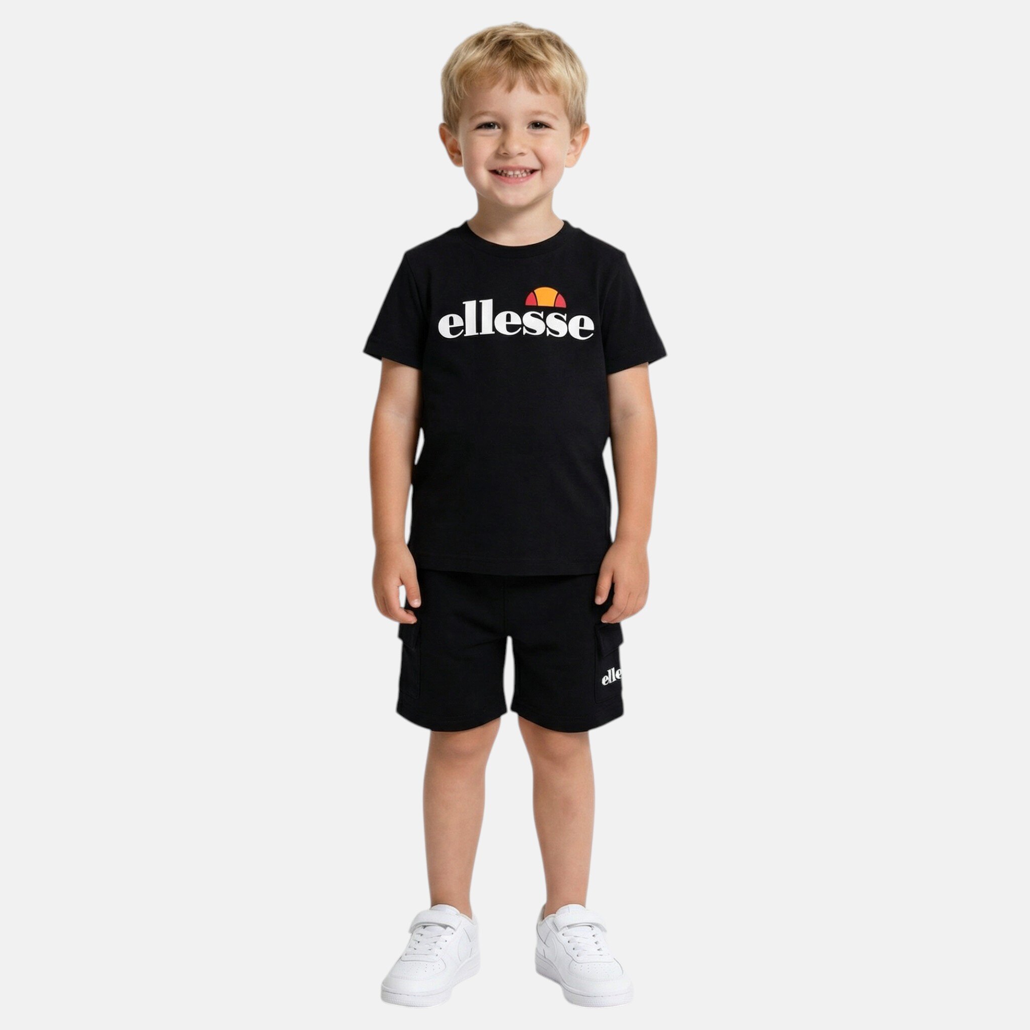 Großhändler Ellesse - Ellesse T-Shirt und Shorts Set für Jungen von 2 bis 7 Jahren