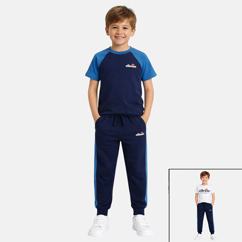 Großhändler Ellesse - Ellesse 2er-Pack T-Shirts und Jogginghose für Jungen von 8 bis 14 Jahren