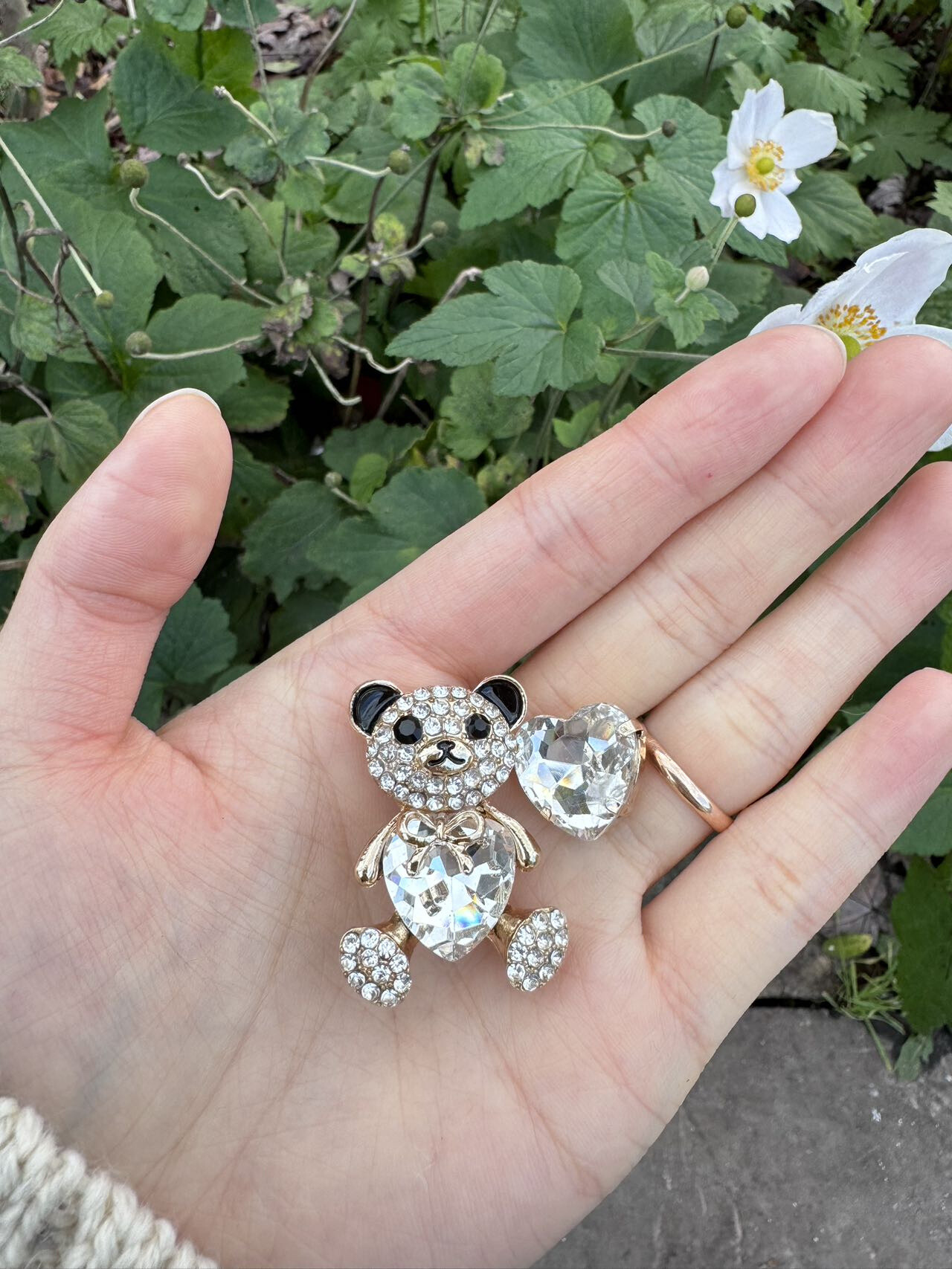 Grossiste EMAGINE (Rock and Joy) - Bijoux Teddy + Heart (1 paire)
