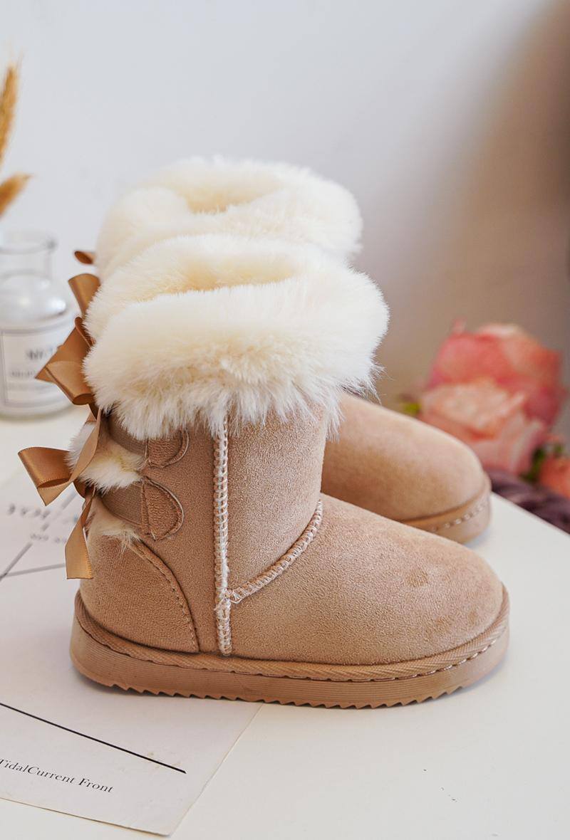 Wholesaler EMAGINE (Rock and Joy) - SNOW BOOTS WITH BOWKNOT FOR CHILDRENS