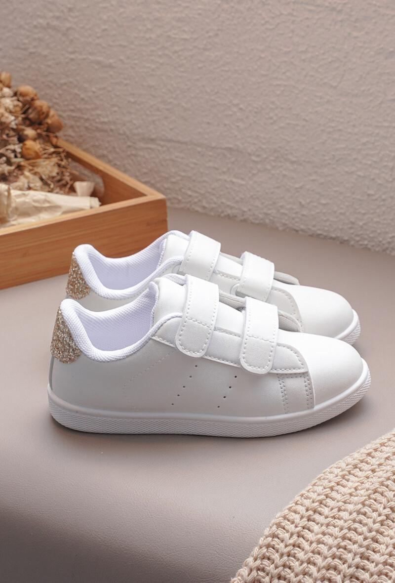 Mayorista EMAGINE (Rock and Joy) - originales zapatillas blancas con lentejuelas