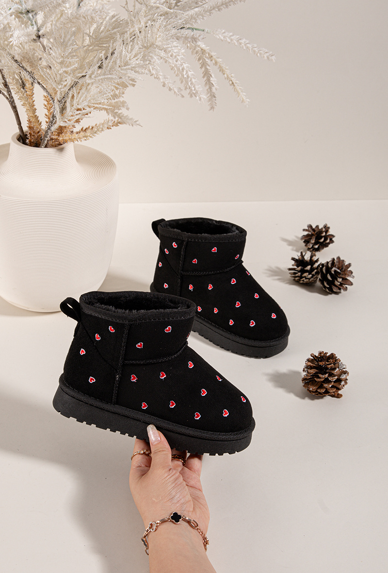 Mayorista EMAGINE (Rock and Joy) - Botines de niña con suela de cuña y diseño floral