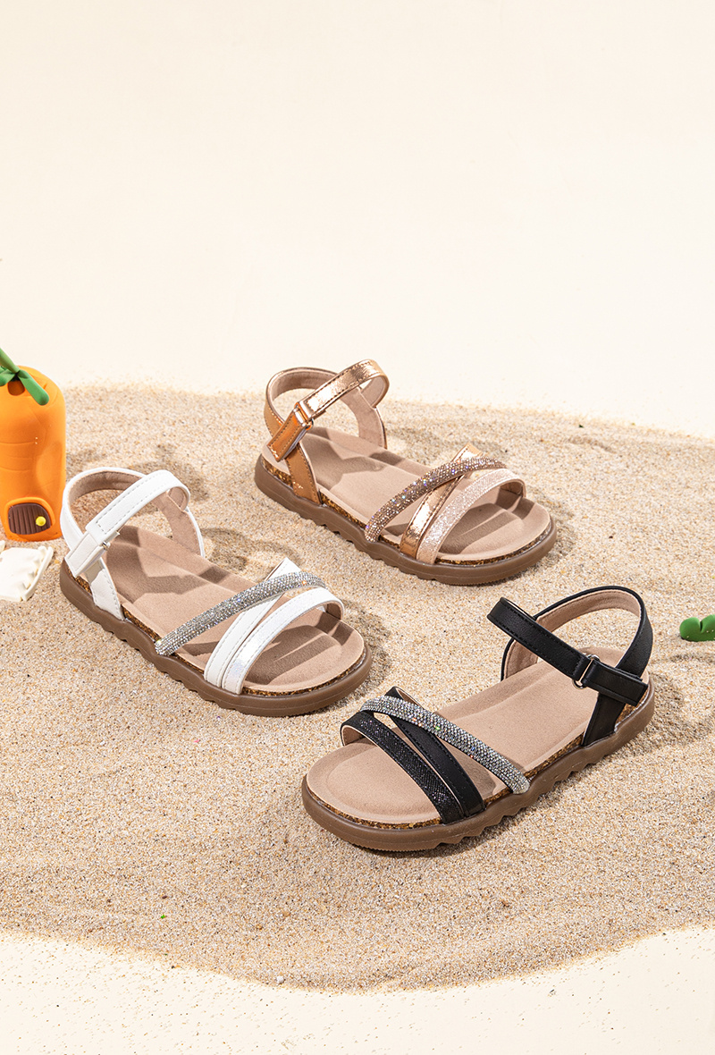 Wholesaler EMAGINE (Rock and Joy) - GIRLS' SANDALS WITH VELCRO