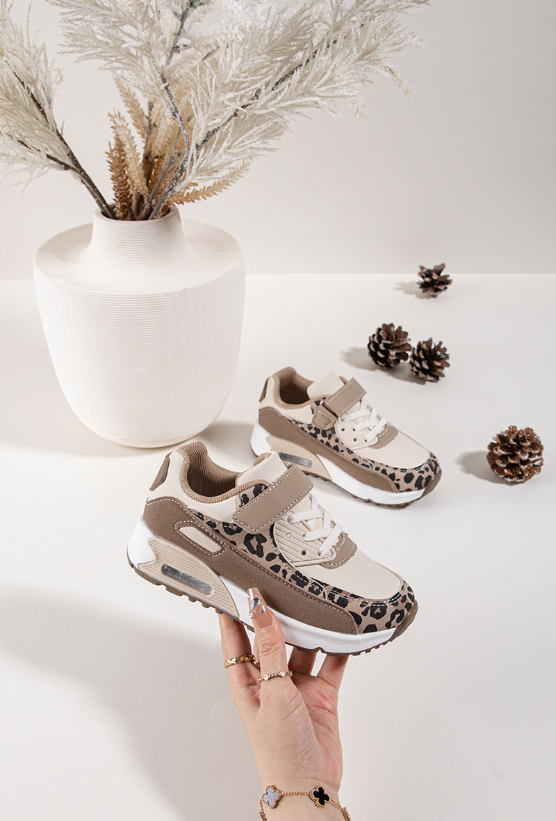 Wholesaler EMAGINE (Rock and Joy) - GIRLS' LEOPARD WEDGE SNEAKERS