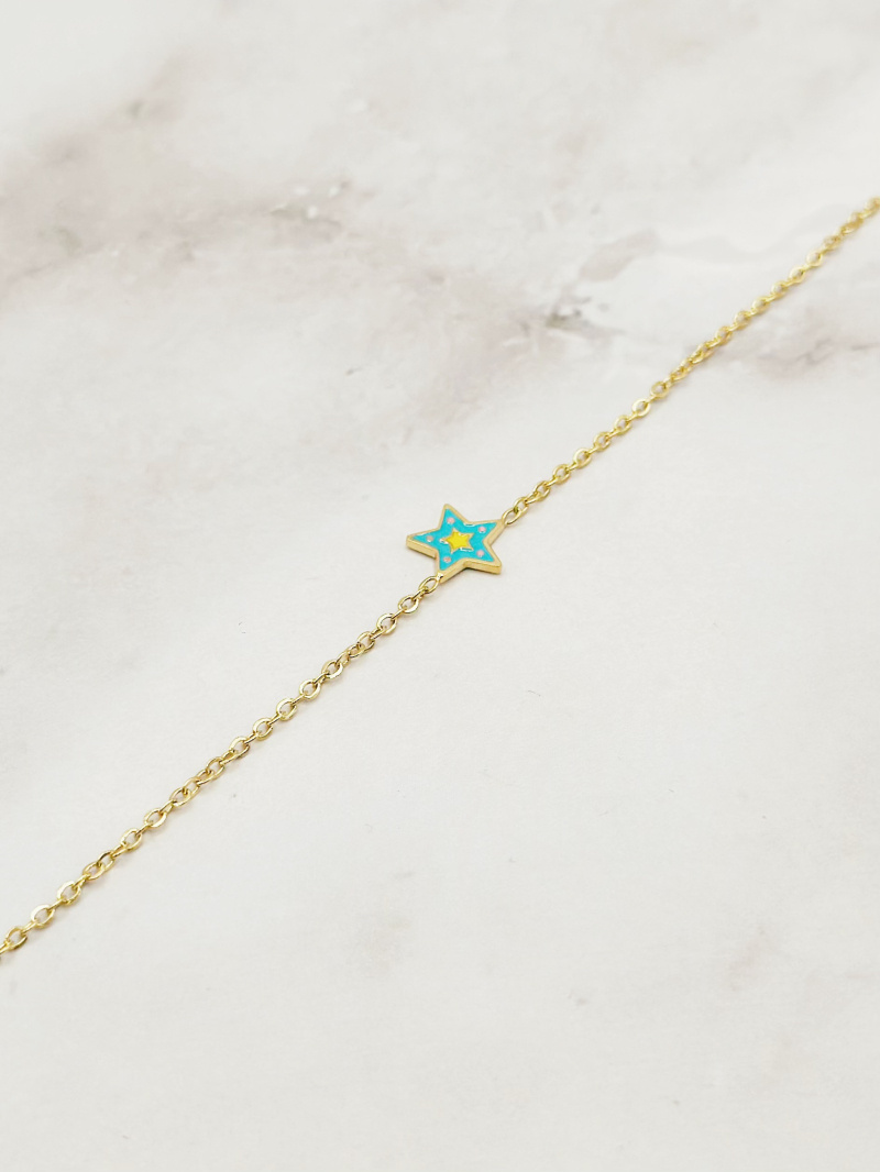Wholesaler Emily - Stainless steel star bracelet for kids