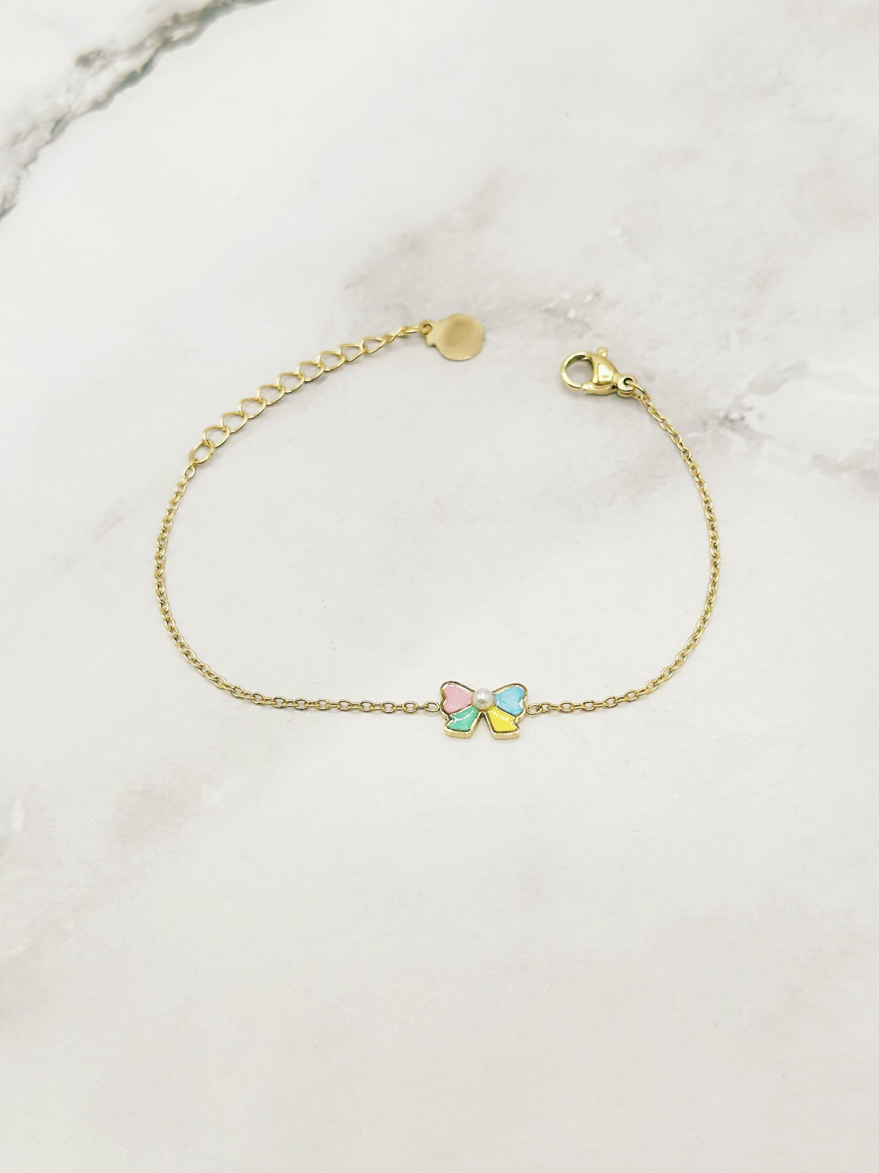 Mayorista Emily - Pulsera de acero inoxidable para niños.