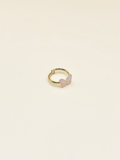 Grossiste Emily - Bague ajustable enfant en acier inoxydable doré Papillon Grossiste Emily - Bague ajustable enfant en acier inoxydable doré Papillon