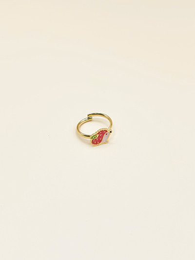 Grossiste Emily - Bague ajustable enfant en acier inoxydable doré Hérisson Grossiste Emily - Bague ajustable enfant en acier inoxydable doré Hérisson