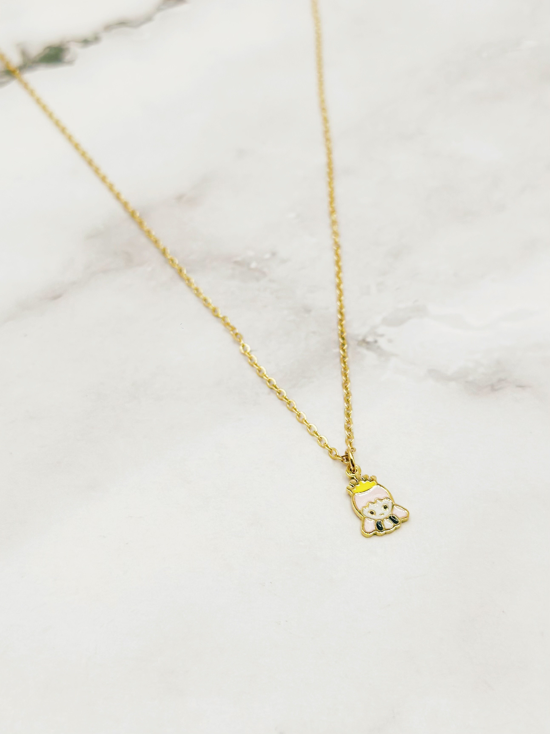 Wholesaler Emily - Princess Stainless Steel Necklace for Kids