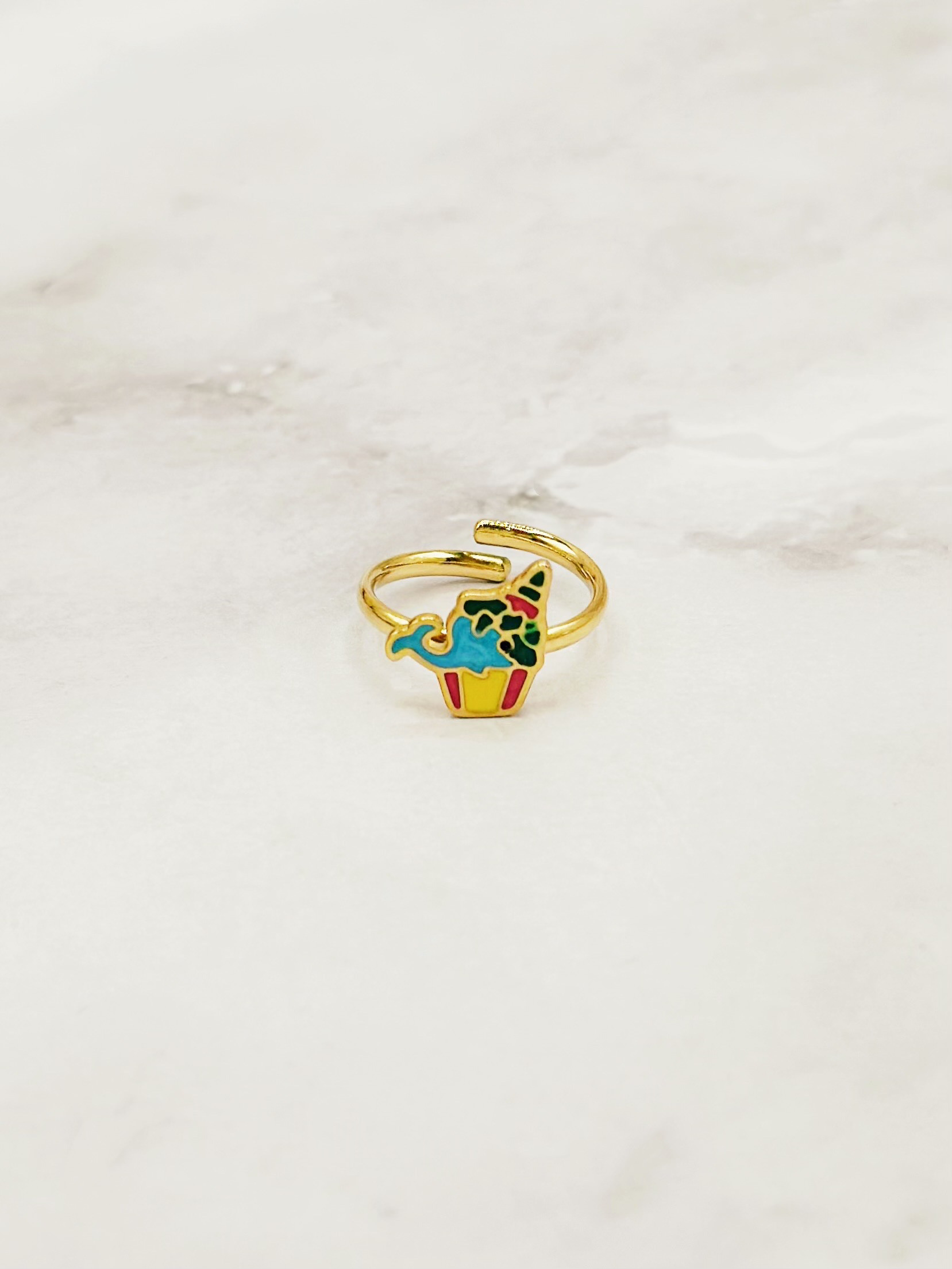Wholesaler Emily - Adjustable stainless steel children's ring