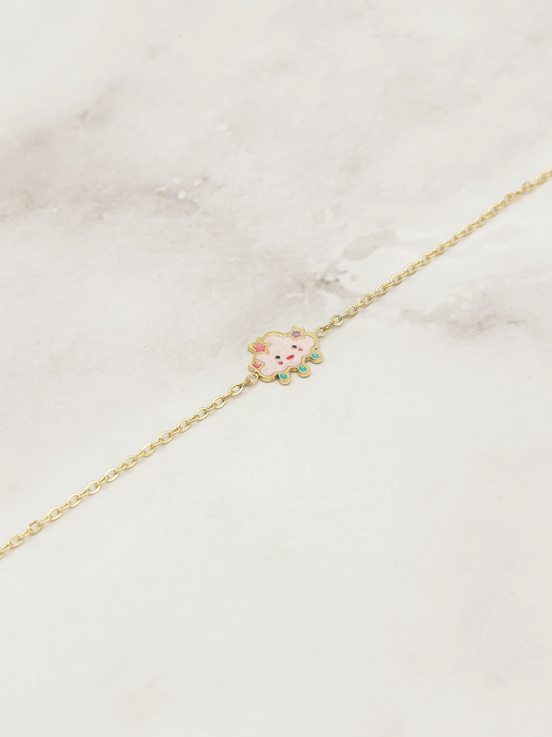 Grossiste Emily - Bracelet en acier inoxydable pour enfants Nuage