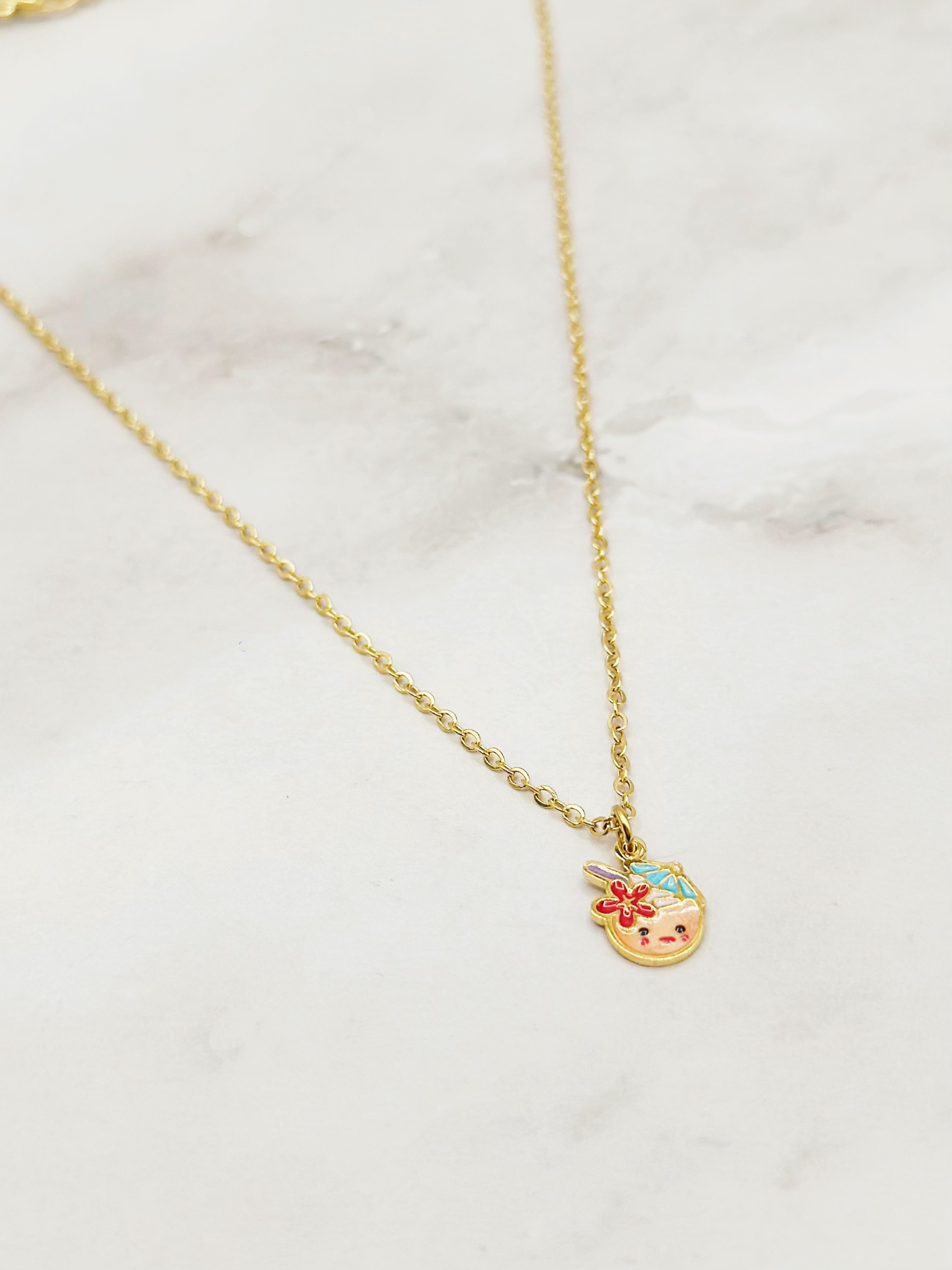 Wholesaler Emily - Tropical Stainless Steel Necklace for Kids