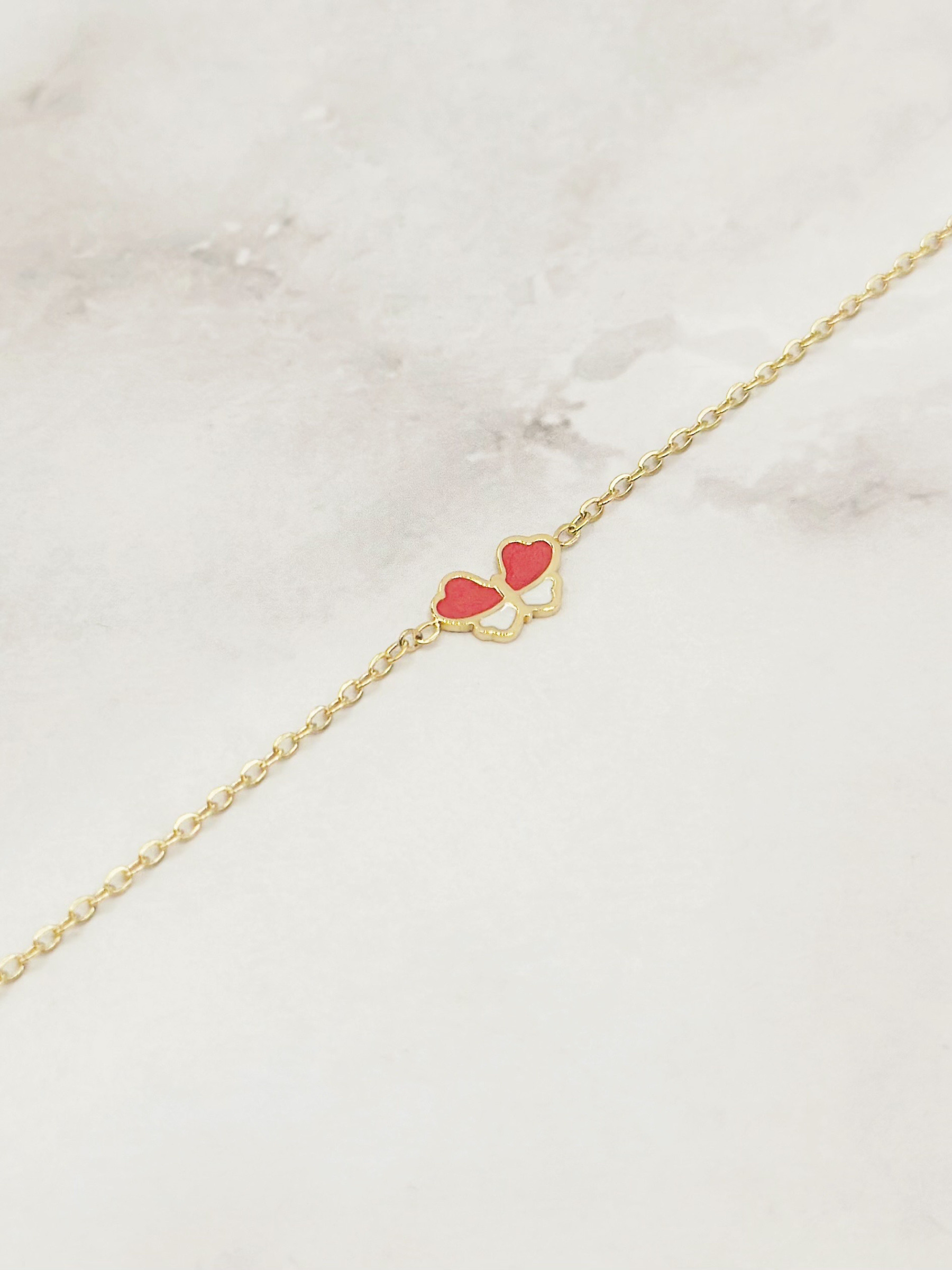 Grossiste Emily - Bracelet en acier inoxydable pour enfants Papillon