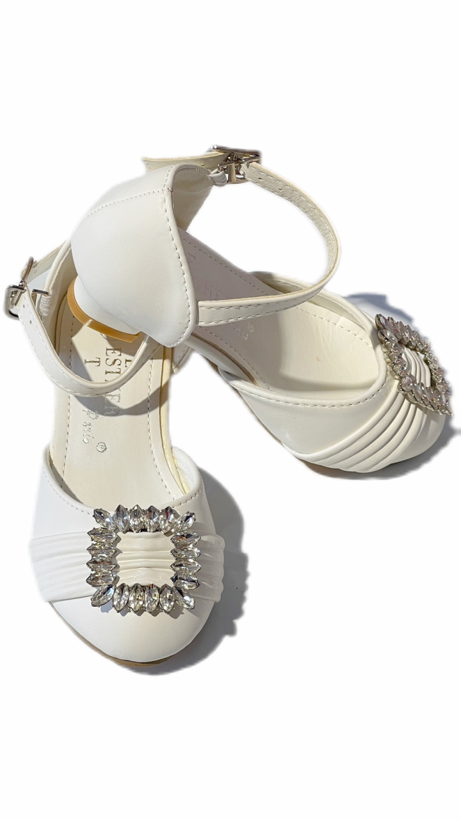 Großhändler ESTHER PARIS - Quadratischer Schuh mit Strass-Absatz