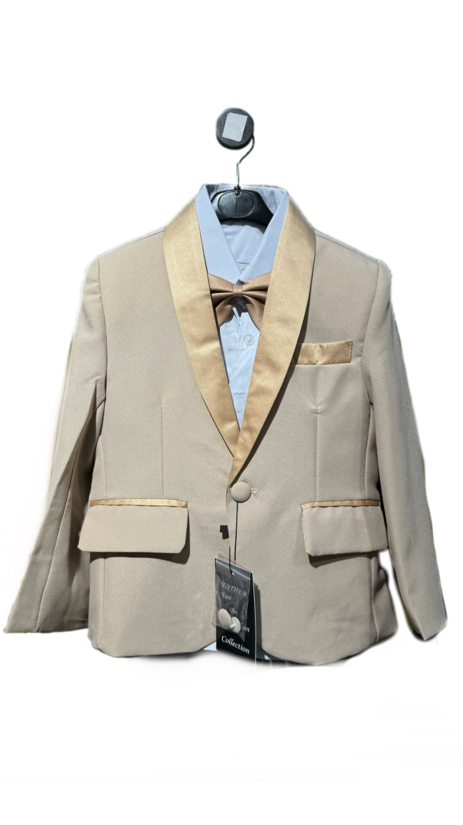 Grossista ESTHER PARIS - Abito beige 5 pezzi