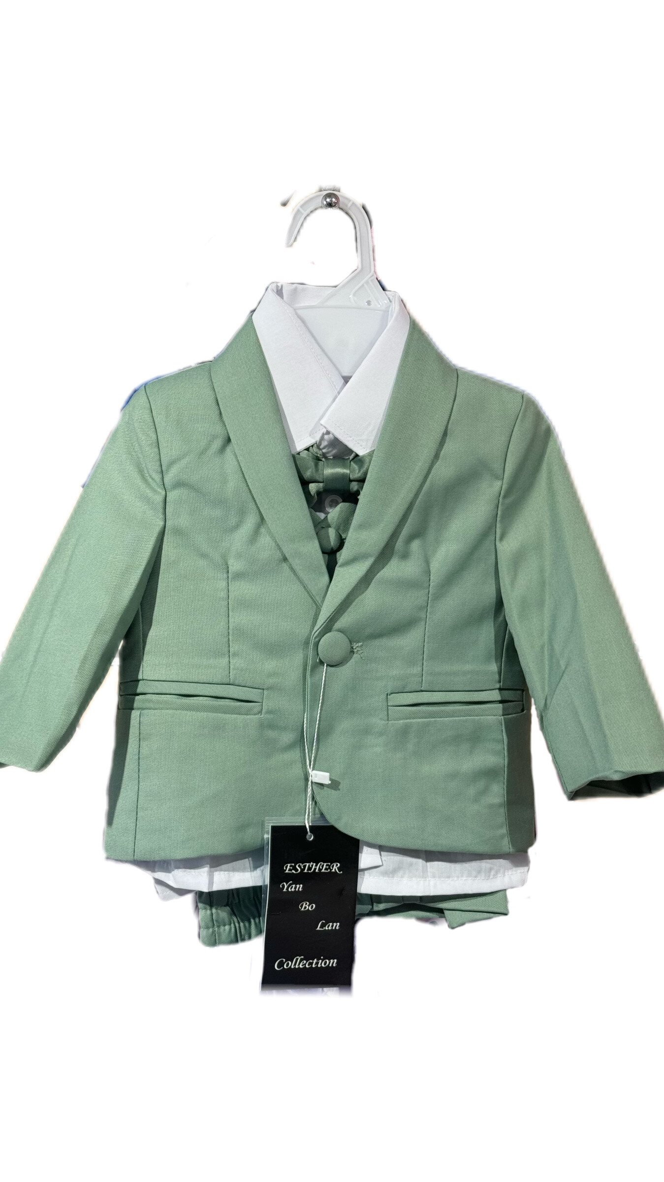 Grossista ESTHER PARIS - Abito da bambino verde
