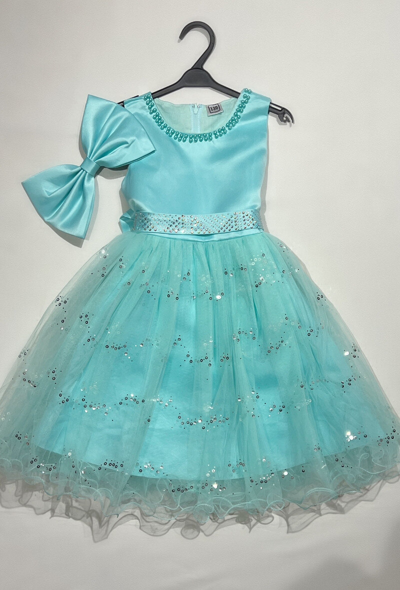 Mayorista ESTHER PARIS - Vestido de perlas y pedrería.