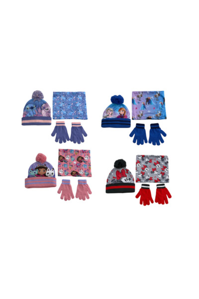 Mayorista Eurobag Créations - Conjunto de gorro, braga para el cuello, guantes Mayorista Eurobag Créations - Conjunto de gorro, braga para el cuello, guantes