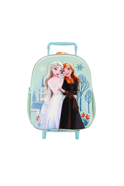 Grossiste Eurobag Créations - Sac à dos à roulettes 3D FROZEN Grossiste Eurobag Créations - Sac à dos à roulettes 3D FROZEN