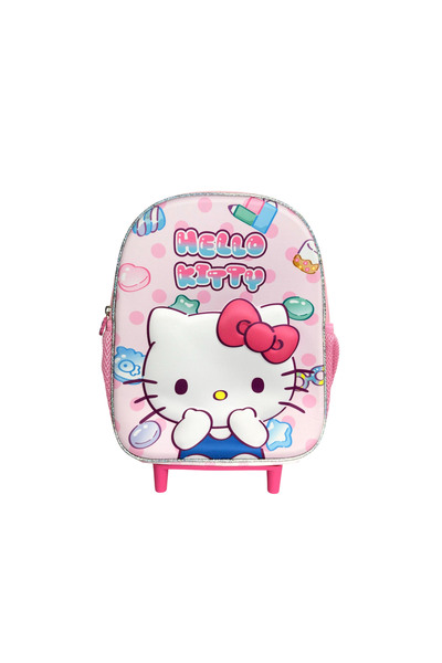 Grossiste Eurobag Créations - Sac à dos à roulette 3D HELLLO KITTY Grossiste Eurobag Créations - Sac à dos à roulette 3D HELLLO KITTY
