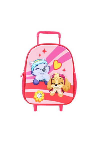 Grossiste Eurobag Créations - Sac à dos à roulettes 3D PAW PATROL SKYE Grossiste Eurobag Créations - Sac à dos à roulettes 3D PAW PATROL SKYE