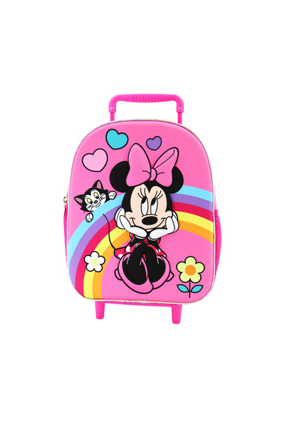 Grossiste Eurobag Créations - Sac à dos à roulettes 3D MINNIE Grossiste Eurobag Créations - Sac à dos à roulettes 3D MINNIE