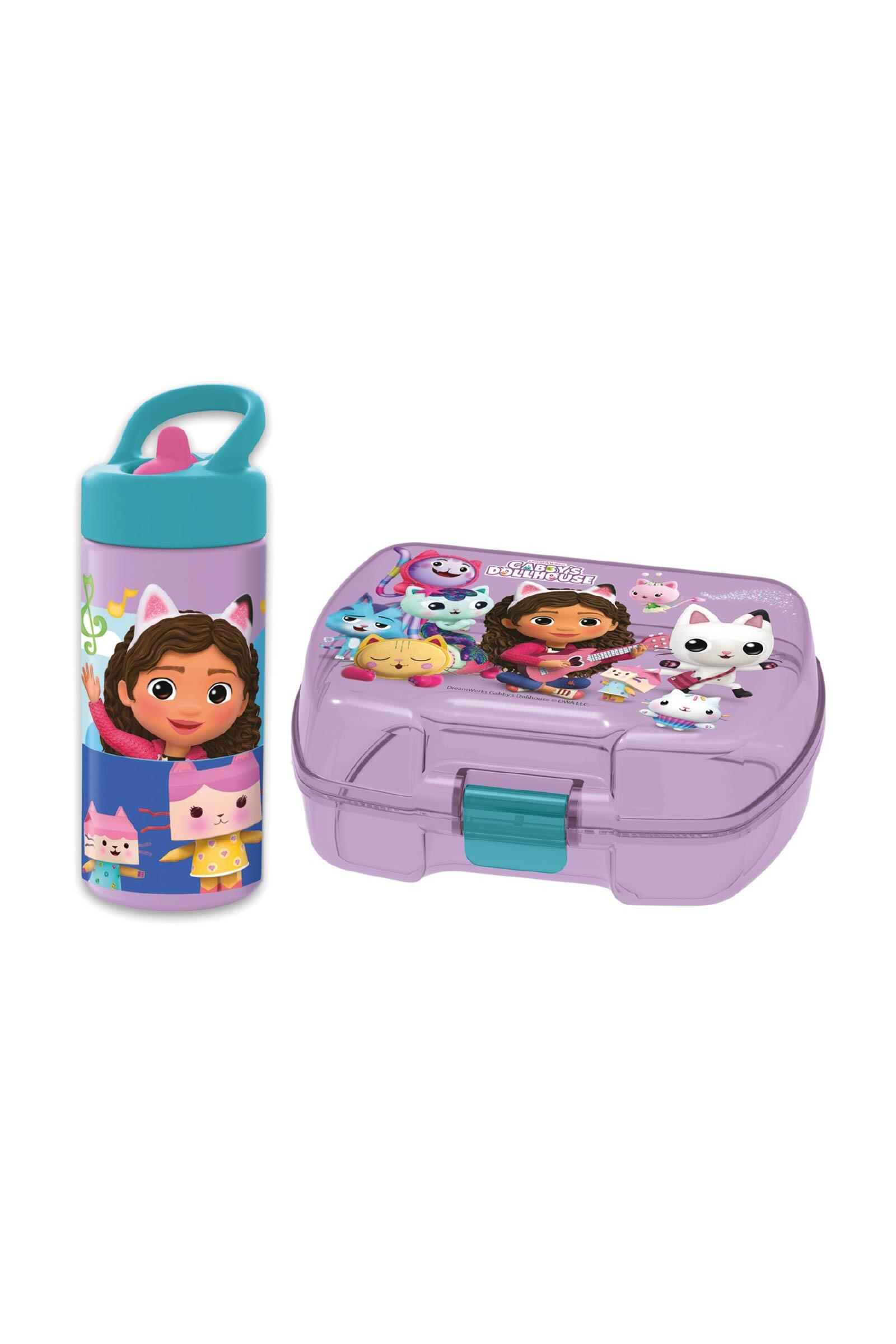 Großhändler Eurobag Créations - GABBY'S DOLLHOUSE Trinkflasche und Brotdose Set