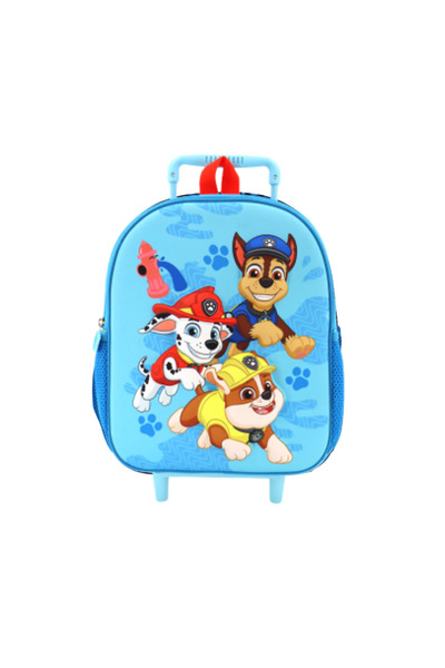 Grossiste Eurobag Créations - Sac à dos à roulettes 3D PAW PATROL Grossiste Eurobag Créations - Sac à dos à roulettes 3D PAW PATROL