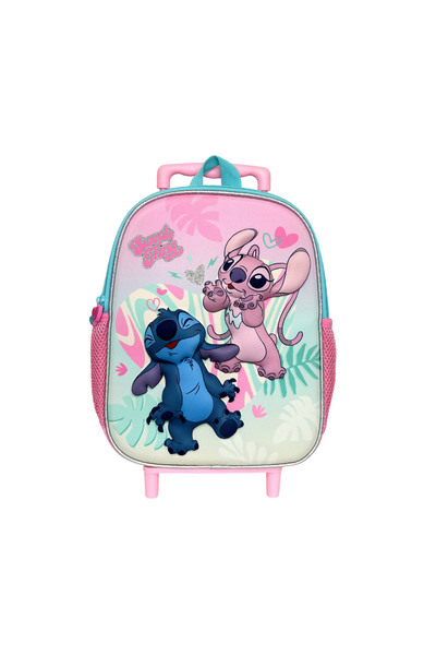 Grossiste Eurobag Créations - Sac à dos à roulettes 3D STITCH Grossiste Eurobag Créations - Sac à dos à roulettes 3D STITCH