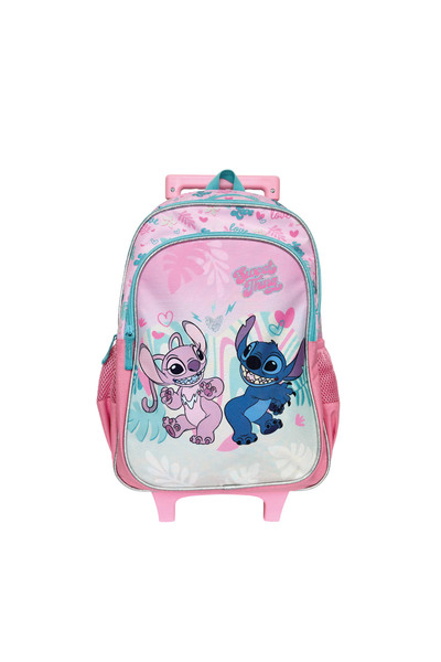 Grossiste Eurobag Créations - Sac à dos à roulettes 43cm 3 compartiments STITCH Grossiste Eurobag Créations - Sac à dos à roulettes 43cm 3 compartiments STITCH