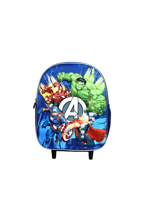 Grossiste Eurobag Créations - Sac à dos à roulettes 3D AVENGERS Grossiste Eurobag Créations - Sac à dos à roulettes 3D AVENGERS
