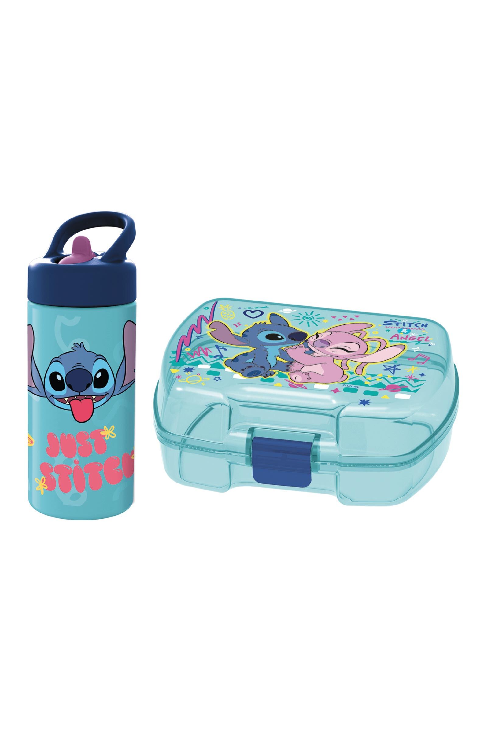 Wholesaler Eurobag Créations - STITCH Water Bottle and Lunchbox Set