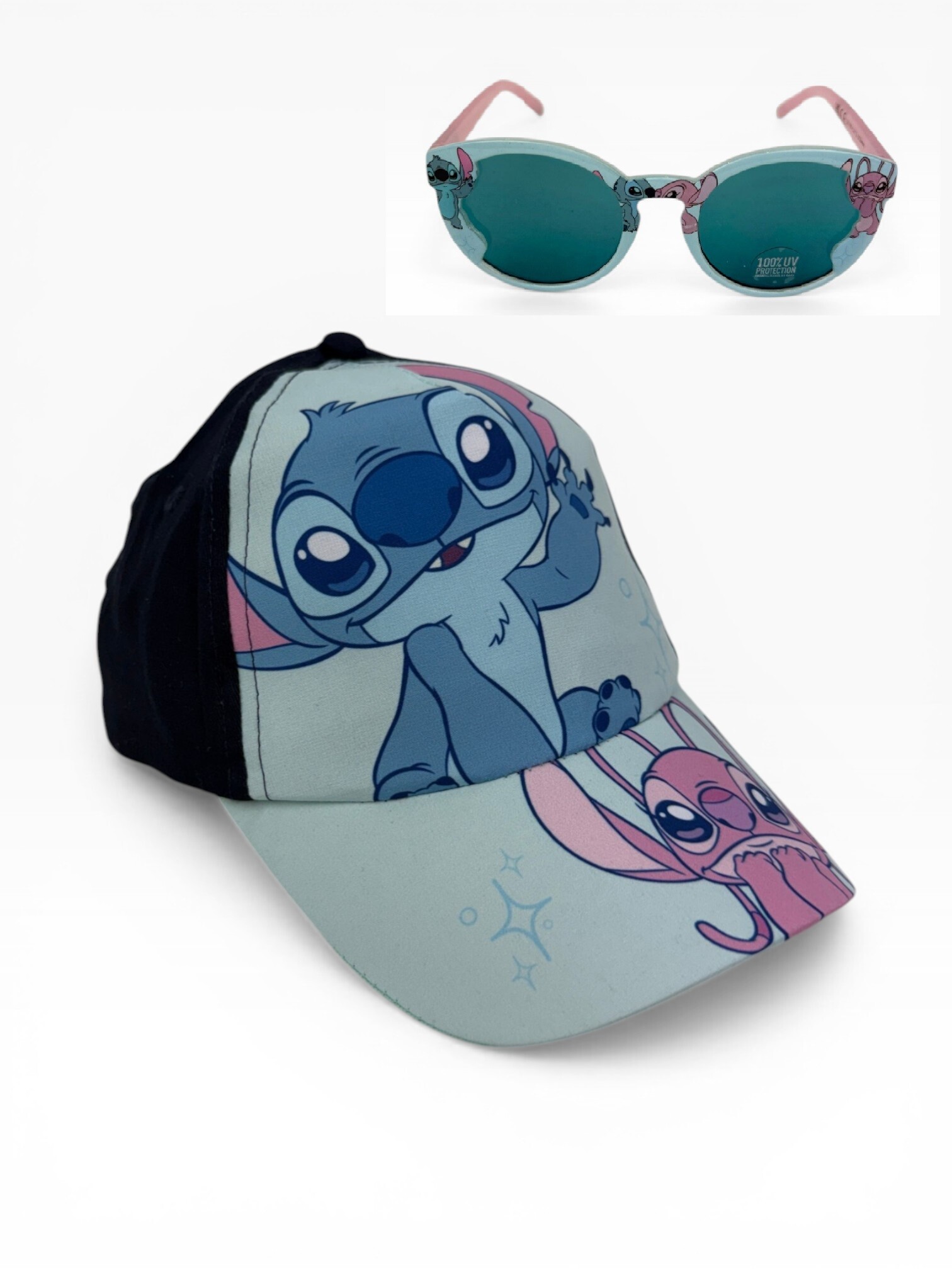 Grossiste Exquily - SET FILLE CASQUETTE LUNETTES SOLAIRES STITCH