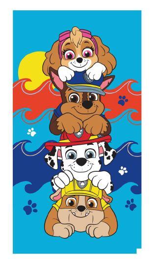 Grossiste Exquily - SERVIETTE DE PLAGE GARÇON PAW PATROL