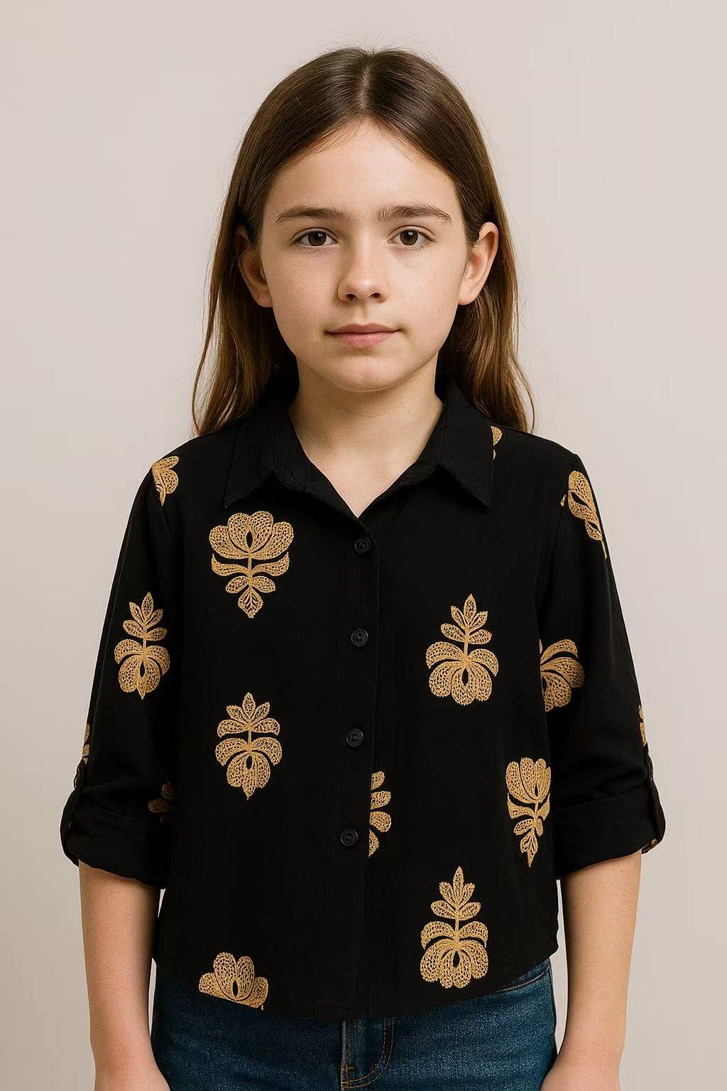 Grossiste Fiona & Co - Chemise fille bohême