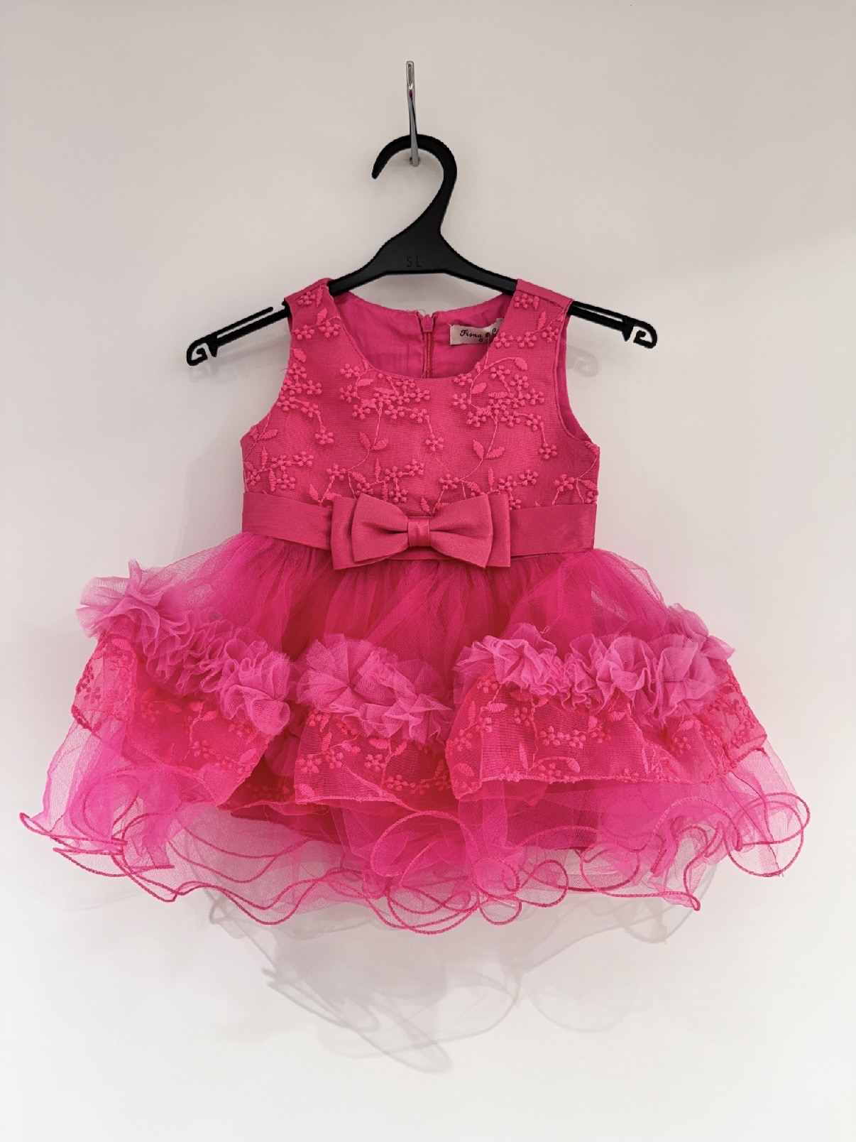 Wholesaler Fiona & Co - Froufrou baby dress pattern flowers