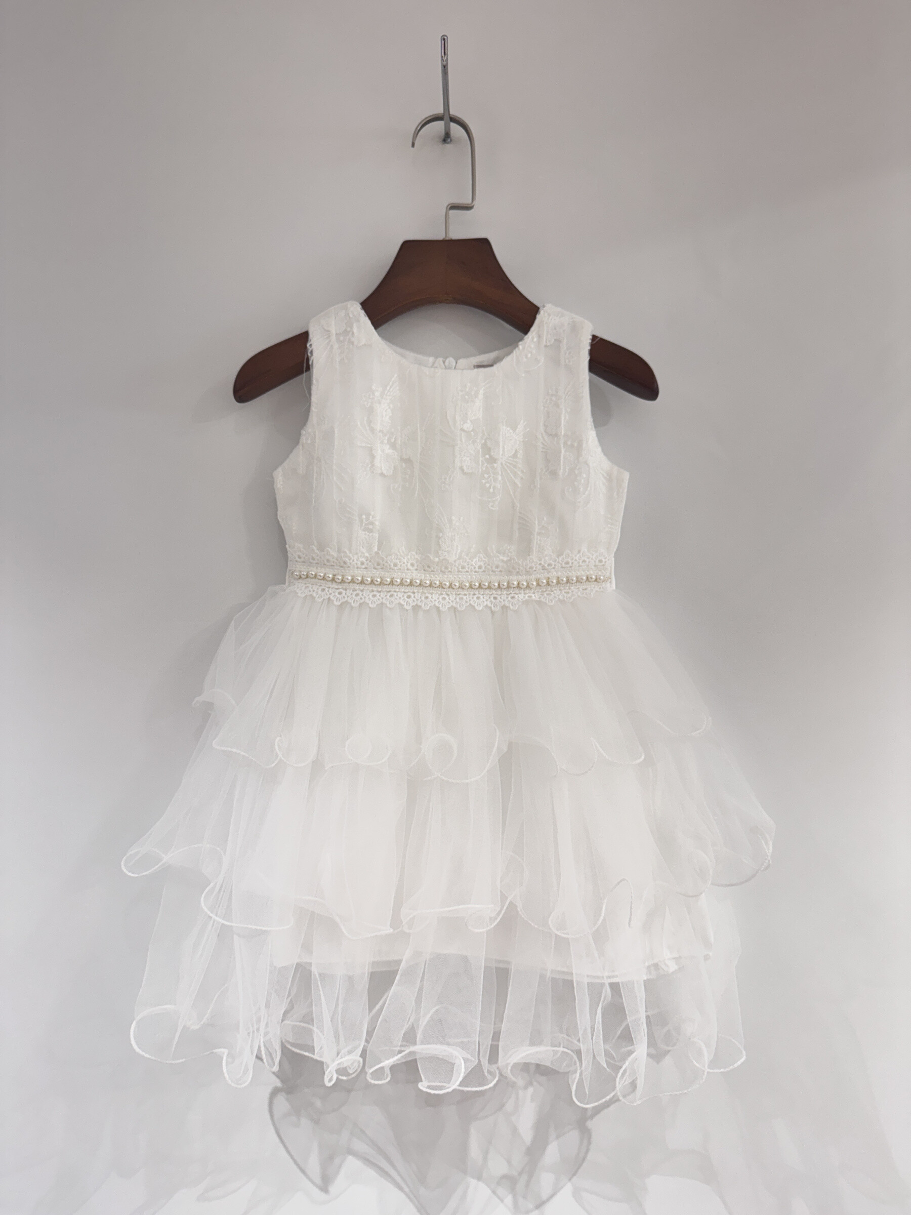 Grossiste Fiona & Co - Robe fleurs en tulle étagée