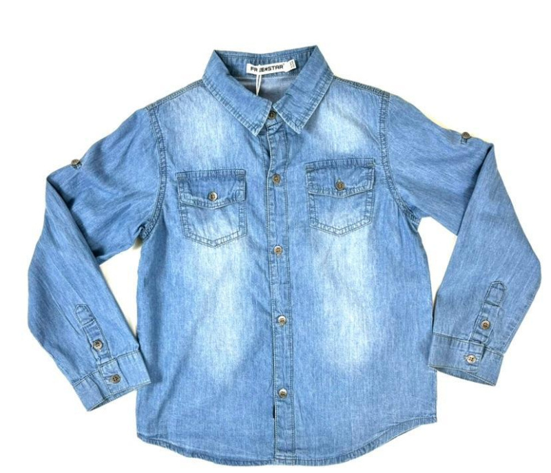 Wholesaler Free Star - Long-sleeved denim shirt