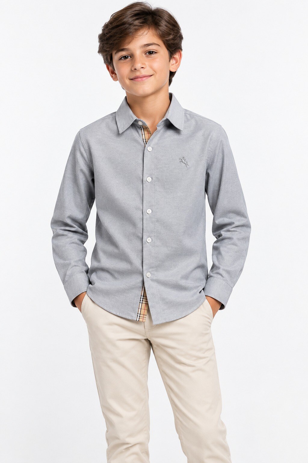 Grossiste Free Star - Chemise Garçon Élégante Manches Longues