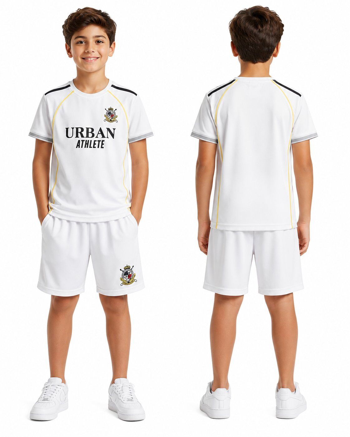 Grossiste Free Star - Ensemble de football enfant blanc