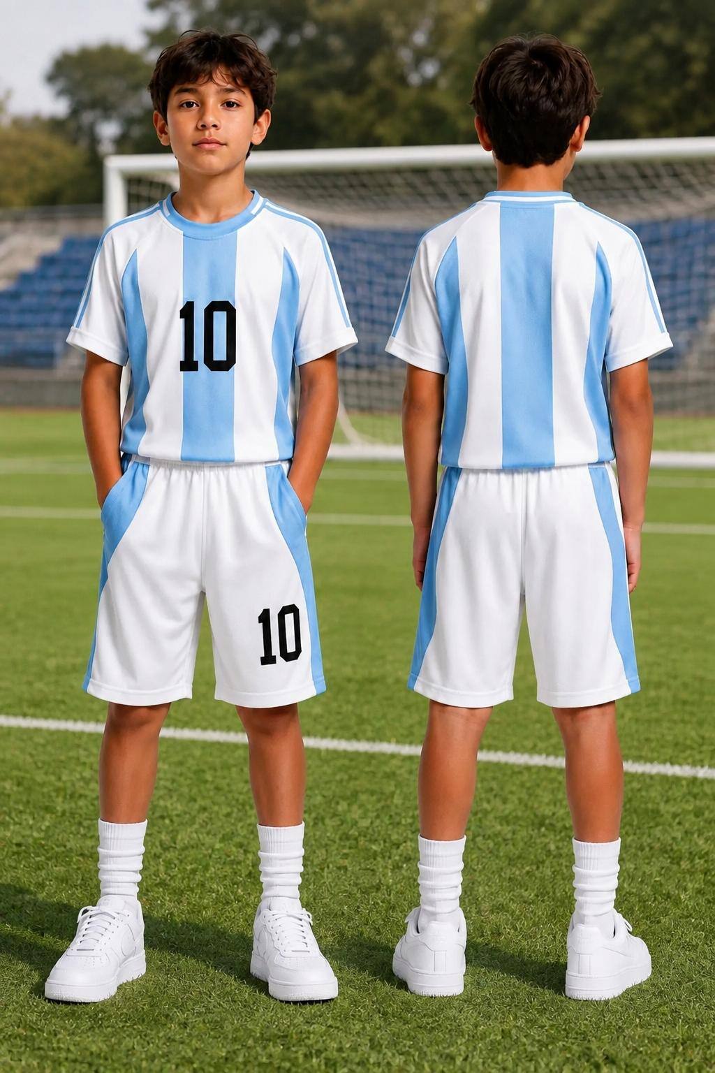 Mayorista Free Star - Conjunto de fútbol infantil Argentina N°10