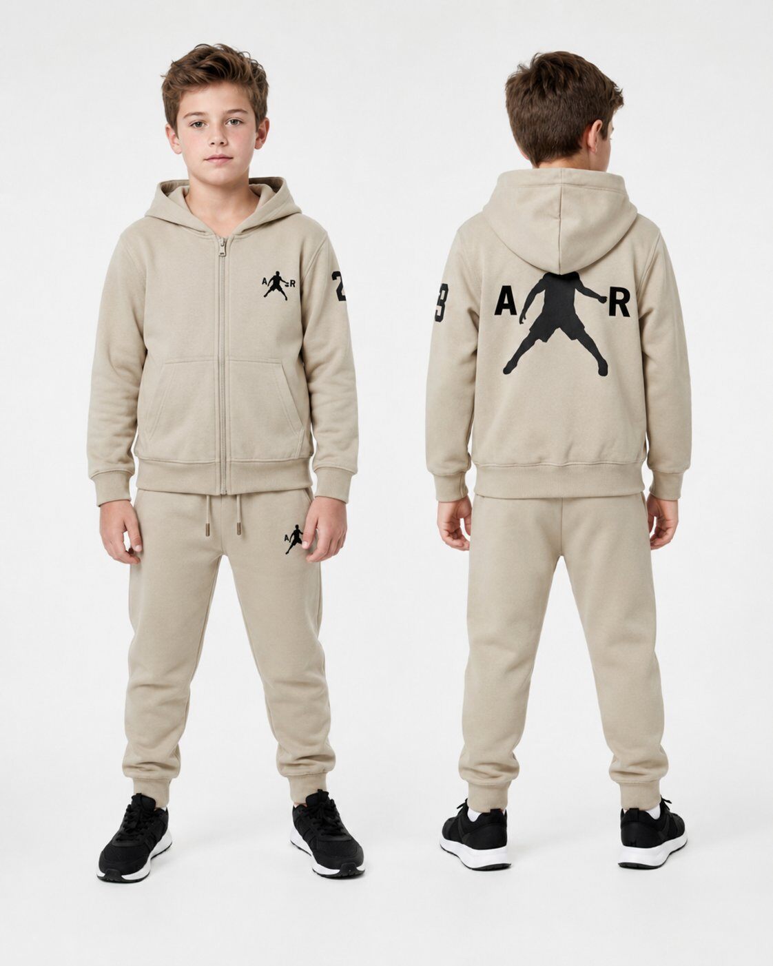 Grossiste Free Star - Ensemble de survêtement enfant zippé
