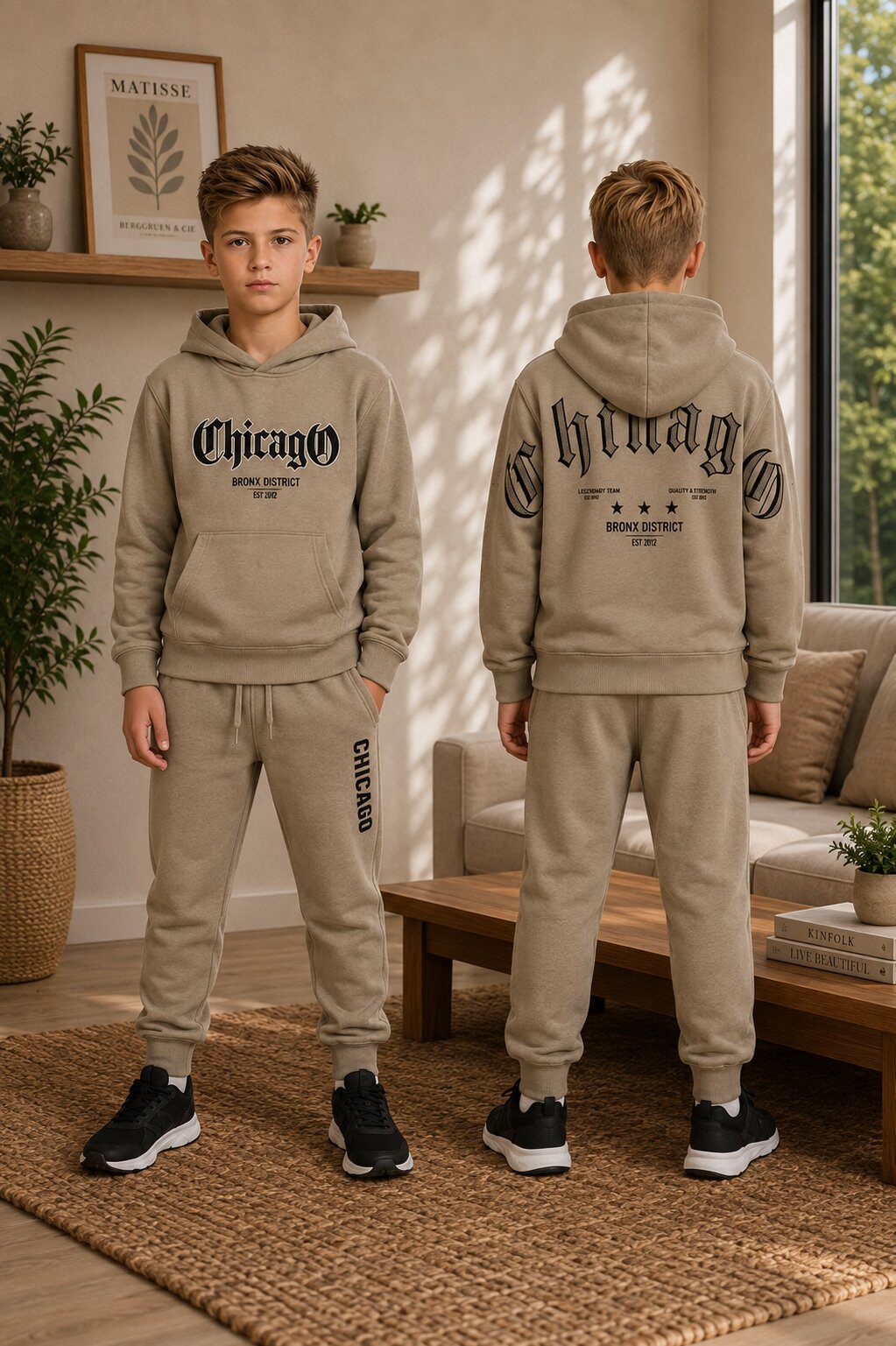 Großhändler Free Star - Chicago Kinder-Trainingsanzug-Set