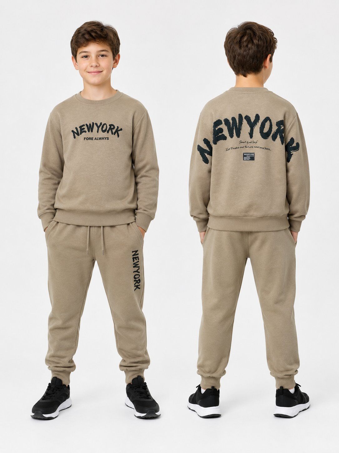 Grossiste Free Star - Ensemble de survêtement enfant à col rond