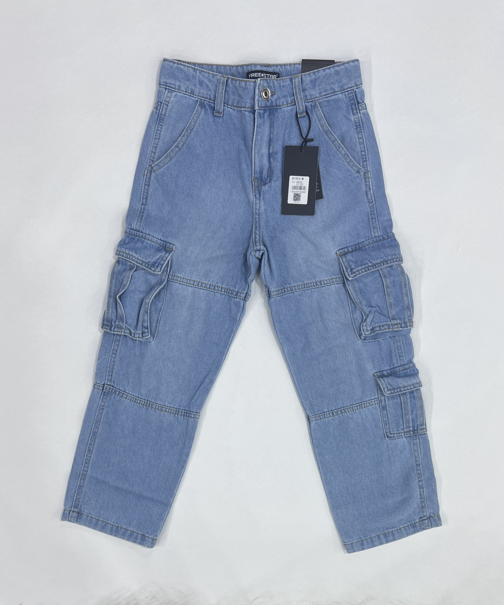 Wholesaler Free Star - DENIM CARGO PANTS