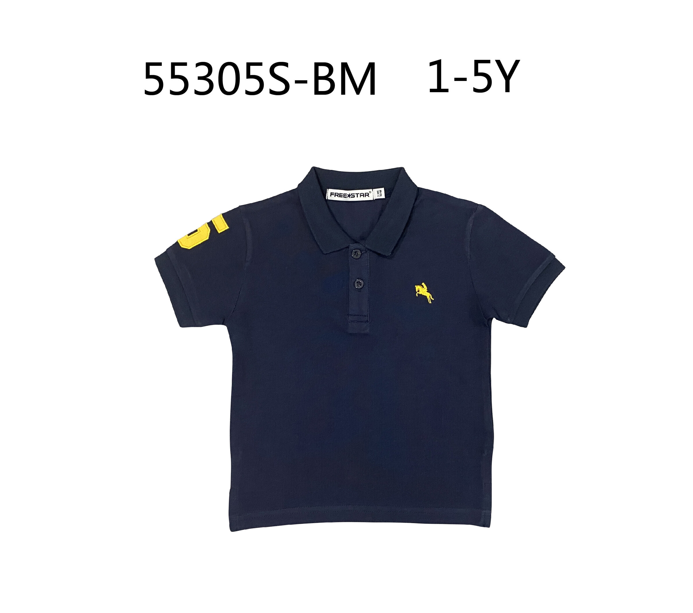 Wholesaler Free Star - boy's polo logo 100% cotton