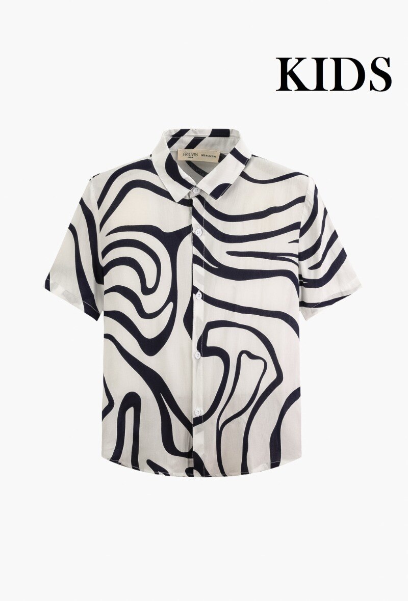 Wholesaler Frilivin - Chemise ENFANT décontractée à motifs animalier