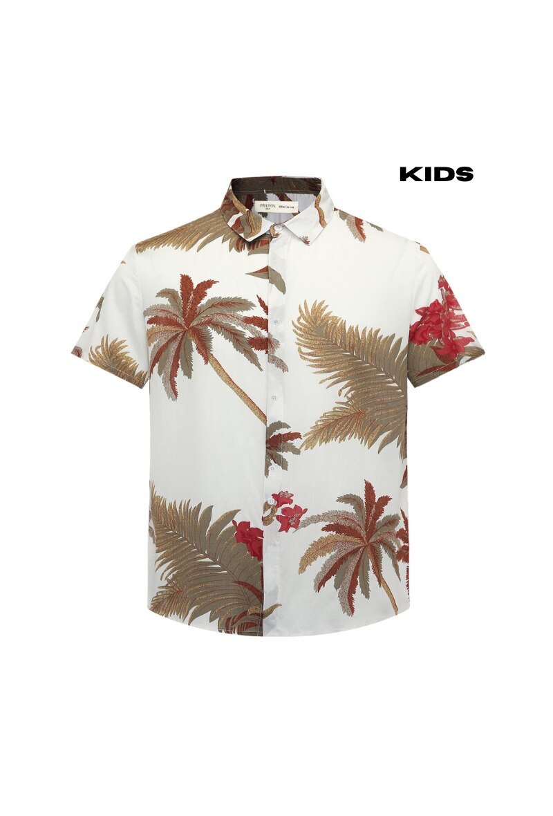 Wholesaler Frilivin - KIDS - Chemise décontractée à motifs fleuri