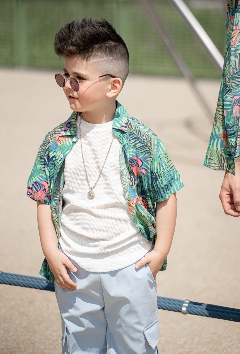 Grossiste Frilivin - KIDS - Chemise décontractée à motifs fleuri